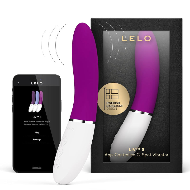 Liv 3 App-Controlled G-Spot Vibrator For Women With 8 Settings, Curved Shape Female Vibrator Sex Toys, Waterproof Vibrator, Personal Vibrators, Adult Toys For Women, Sex Toy For Woman, Deep Rose