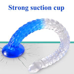 22.83 Inch Dragon Anal Plugs + 28.34 Inch Clear Dragon Dildos