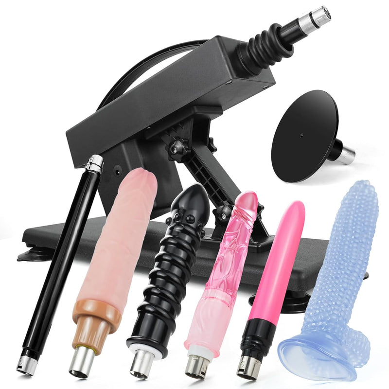 Sex Machine Thrusting Dildo Machine For Women And Men,Automatic Sex Machine With 7 Attachments,3Xlr Connector Love Machine With Suction Cup,Adult Sex Toy Masturbation Machine For Couples