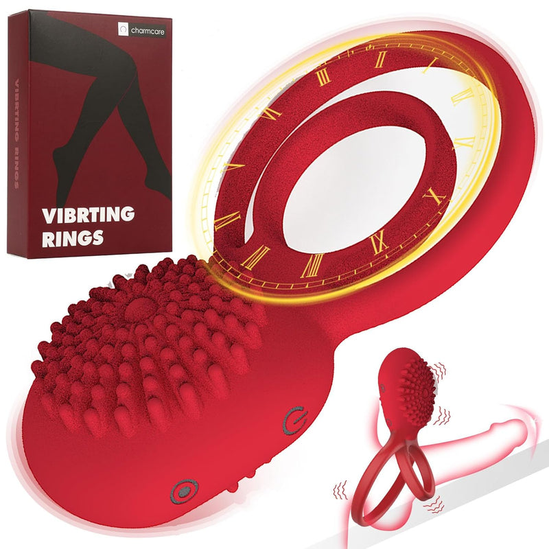 Vibrating Cock Ring,Pleasure Penis Ring Vibrator Couples Adult Sex Toys For Women Men,Adult Toys For Men Women, Medical Silicone Couples Sex Toys