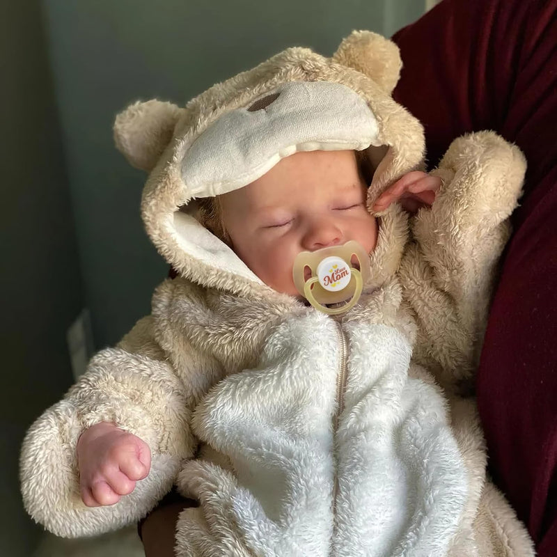 Lifelike Reborn Baby Dolls Boy 17 Inch Baby Soft Body Realistic Newborn Bab