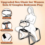 Multifunctional Sex Chair, Upgraded Weightless Sex Bench Adjustable Sex Stool With Elastic Bands Sex Seat For Couples Sex Position Enhancer, Dildo Chair Novelty Riding Sex Toys For Adult Bedroom Games