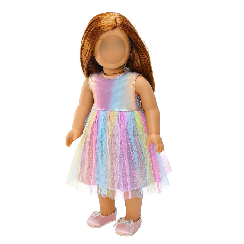 Doll Clothes And Accessories For 18 Inch Dolls Mermaid Casual Tutu Dress, O