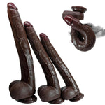 16.5'' Realistic Huge Thick Black Dildo Anal Dildos With Suction Cup For Hands-Free And Anal Play Vagina G-Spot Stimulate Giant Butt Plug Sex Toys For Women Men?L?