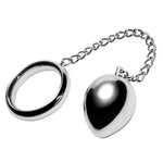 Heavy Duty Stainless Steel Cock Ring and Anal Plug Set for Couples