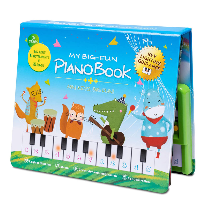 Toddler Toys Piano Keyboard With Book Educational Musical Toys For Kids Age