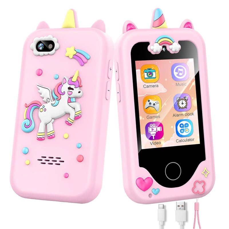 Kids Smart Phone For Girls, Christmas Birthday Gifts For Girls Age 3 10,Kids T