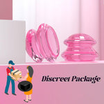 Adjustable Transparent Pink Nipple Suckers – Suction Stimulator for Sensory Play