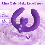 Remote Control Strap-On Dildo – Double-Ended Vibrating Dildo with 7 Modes