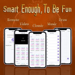 Vibrating Cock Ring with Perineum Stimulator, 9 Vibes, APP Control for Couples