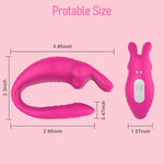 App-Controlled Wearable G-Spot & Clitoral Vibrator for Women, 12 Vibration Modes