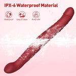 Double-Ended Thrusting Vibrator – Realistic Dual-Head Dildo for Couples & Solo Play