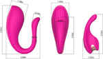 APP & Remote Control Vibrating Panties, 9 Vibration Modes for Couples Pleasure