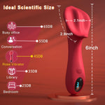 3-in-1 Vibrator Wand – Clitoral, Vaginal & Labia Stimulator with 9 Modes & LCD