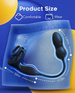 Thrusting Prostate Massager – App Control, 8 Modes, Vibrating Butt Plug & Cock Ring