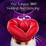 3-in-1 Sucking & Licking Vibrator – Mouth-Shaped Clitoral, Nipple & G-Spot Stimulator