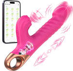 Thrusting Dildo Vibrator – 9 Suction & 9 Vibration Modes for G-Spot & Clitoral Play