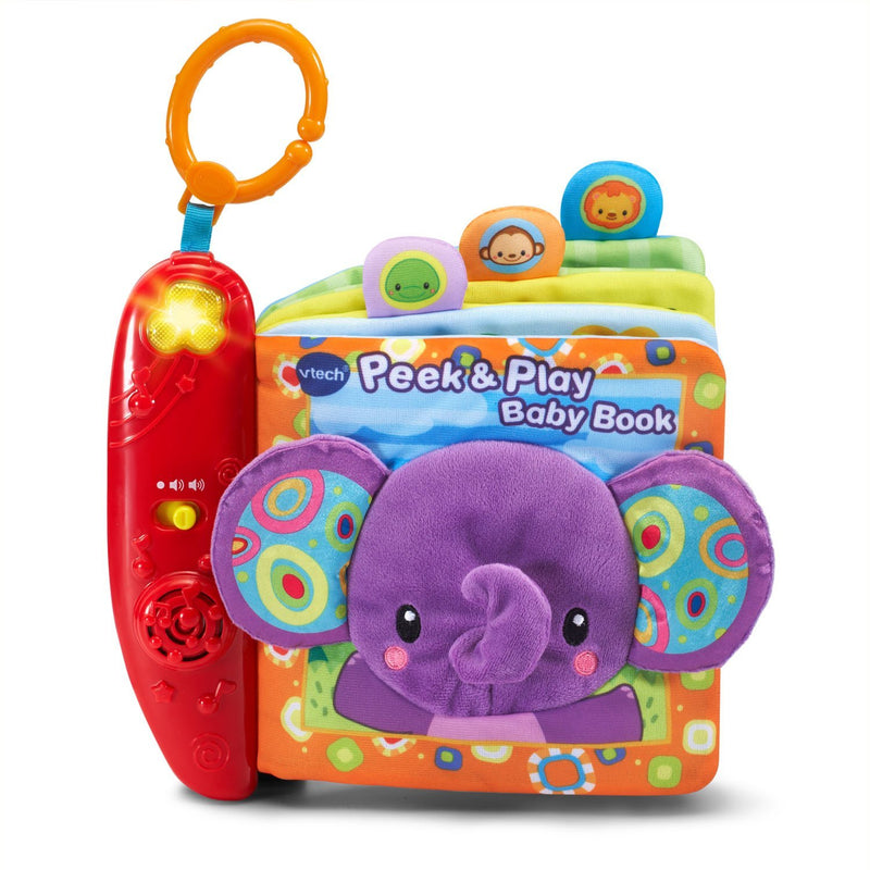 VTech Baby Peek and Play Baby Book, Purple