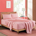 Extra Deep Pocket Queen Sheet Sets - Hotel Luxury 1800 Thread Count Sheets & Pillowcases - Microfiber Bedding Set Up To 24" Mattress - Blush Pink Bed Sheets 18-24 Inch Deep Pockets - 4 Piece