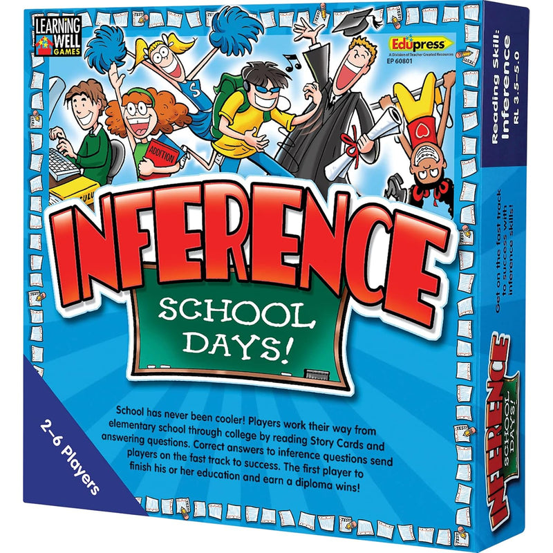 Edupress Inference School Days Game, Blue Level (EP60801)