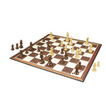 Family Classics Chess By - With Folding Board And Full Size Chess Pieces