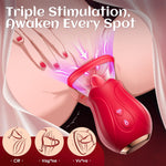 Vibrator Sex Toys Rose Toy - Ai App Adult Toys For Women With 7 Sucking & 10 Tongue 360° Licking & Vibrating, Rose Sex Toy Vibrators For Clit Nipple Anal, Removable Cup Female Couples Sex Toy