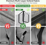 7.5 ft Christmas Tree Storage Bag, Heavy Duty 900D Oxford Fabric with Reinforced Handles and Dual Zippers Wide Opening, Extra Large Storage Container for Trees and Decorations (Grey)