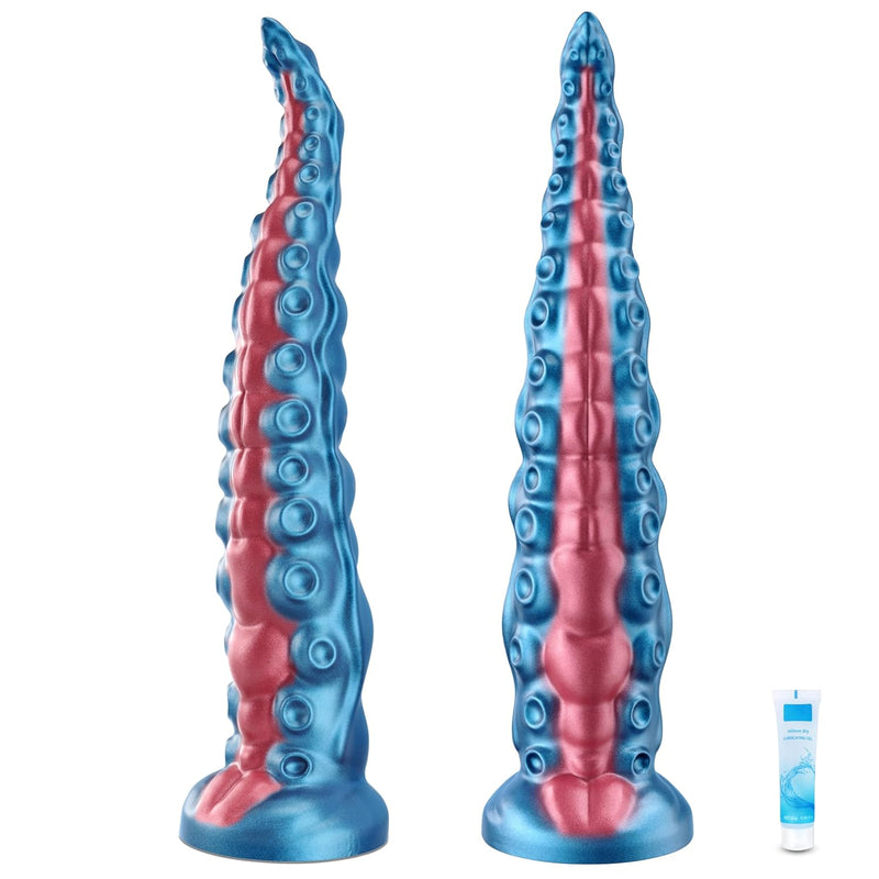 Monster Dildo Anal Plug, 10 Inch Silicone Tentacle Dildo With Suction Cup, Soft Thick Long Sex Novelties For G-Spot & Prostate Massager, Fantasy Dildos Sex Toy For Women (Medium-8 In)