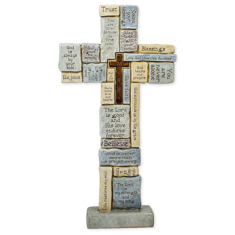 Giftware Inc., Inspirational Crosswords Collection, 12.5" H Crossword Table Cr