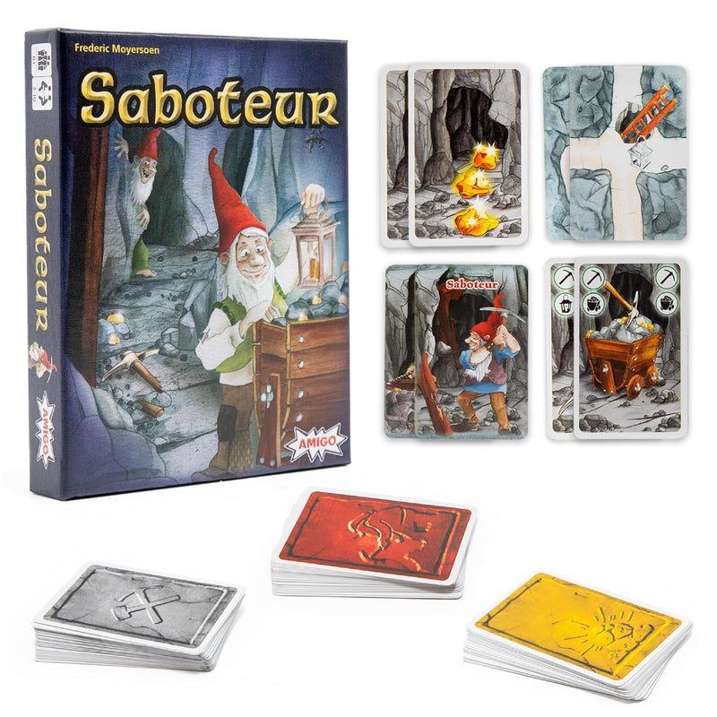 AMIGO Games Saboteur Strategy Card Game – The Adventurous Gold Mining Game