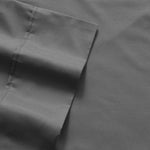6 Piece Bed Sheets 1500 Thread Count Fine Microfiber Deep Pocket Set-Extra Pillow Cases, Value, Queen, Gray