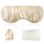 Sleep Mask 100% Mulberry Silk, Champagne Gold