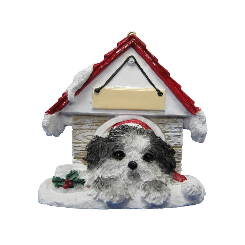 Shih Tzu Puppycut, Black & White Ornament A Great Gift For Shih Tzu Puppycut,