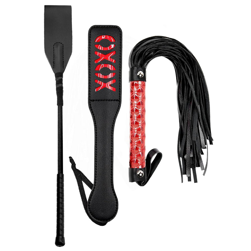 Sex Whip, Bdsm Paddle And Riding Crop For Adult Play Set, Bdsm Whip Sex Paddle Adult Crop For Bedroom Play