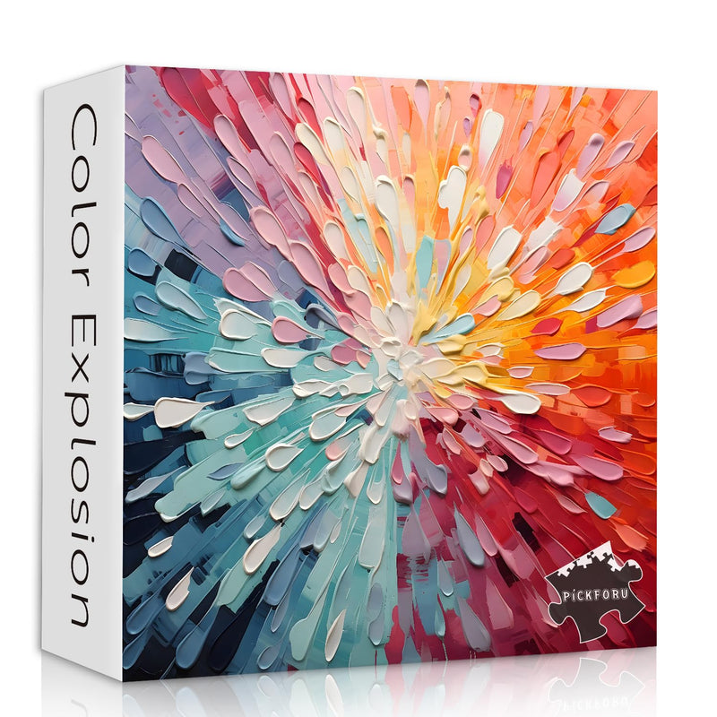 Impossible Puzzles For Adults 1000 Piece, Colorful Hard Difficult Puzzles F