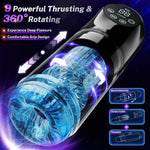 Male Masturbator with AI App Control, Vibration, Suction & Thrust Modes