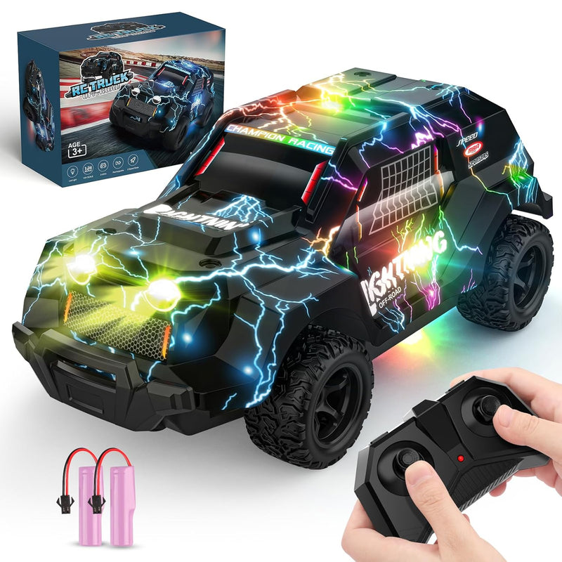 Remote Control Car For Boys 4 7, Off Road Mini Rc Car For Kids, Cool Light Up