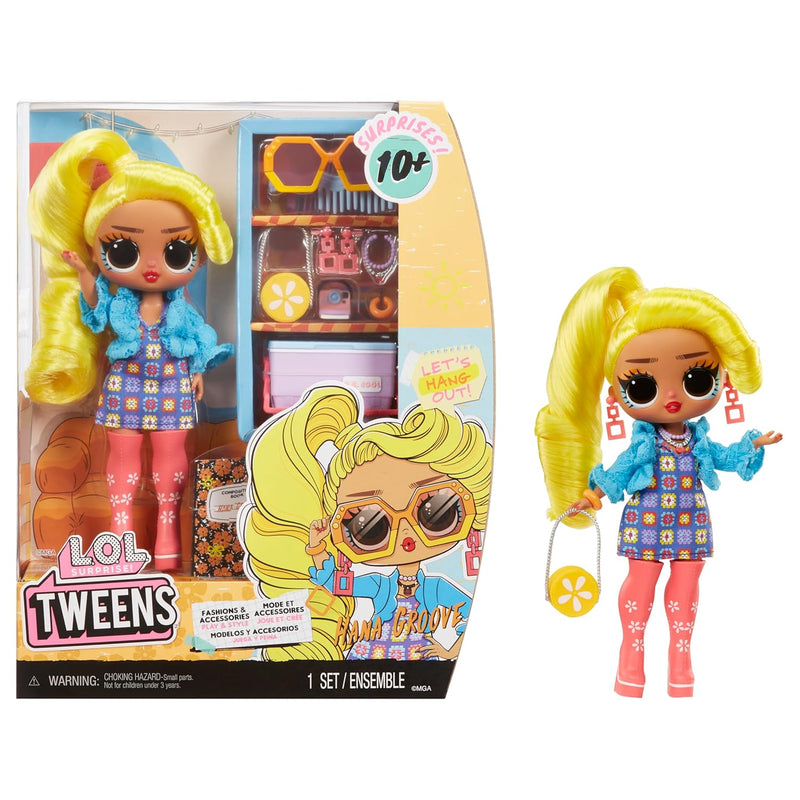 Lol Surprise Tweens Fashion Doll Hana Groove With 10+ Surprises And Fabulou