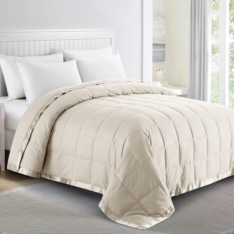 ® Blankets Queen Size - Soft Lightweight Down Blanket For All Seasons, Cozy Wa