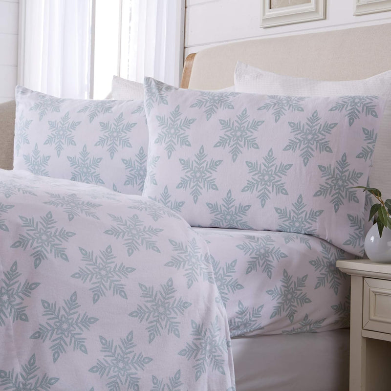 100% Turkish Cotton Queen Winter Flannel Sheet Set | Deep Pocket, Soft Sheets