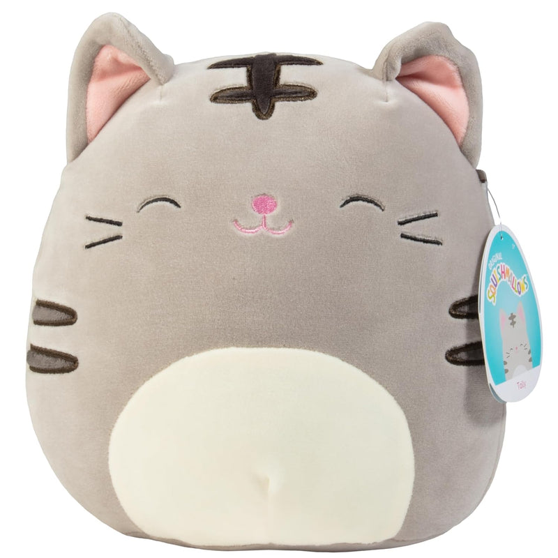 8 Inch Tally The Grey Cat Official Jazwares Plush Collectible Soft & Squish
