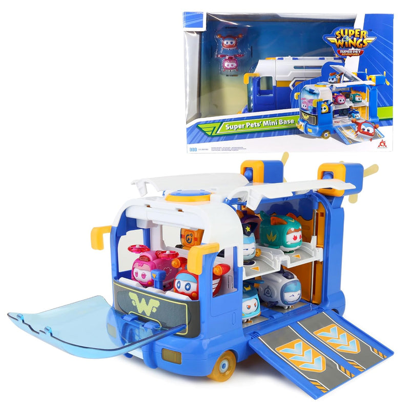 Super Wings Season 7 New Super Pets’ Mini Base?Transforming Playset Transfo