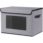 Fabric Storage Boxes,Storage Baskets For Shelves With Lids, Fabric Storage Bins
