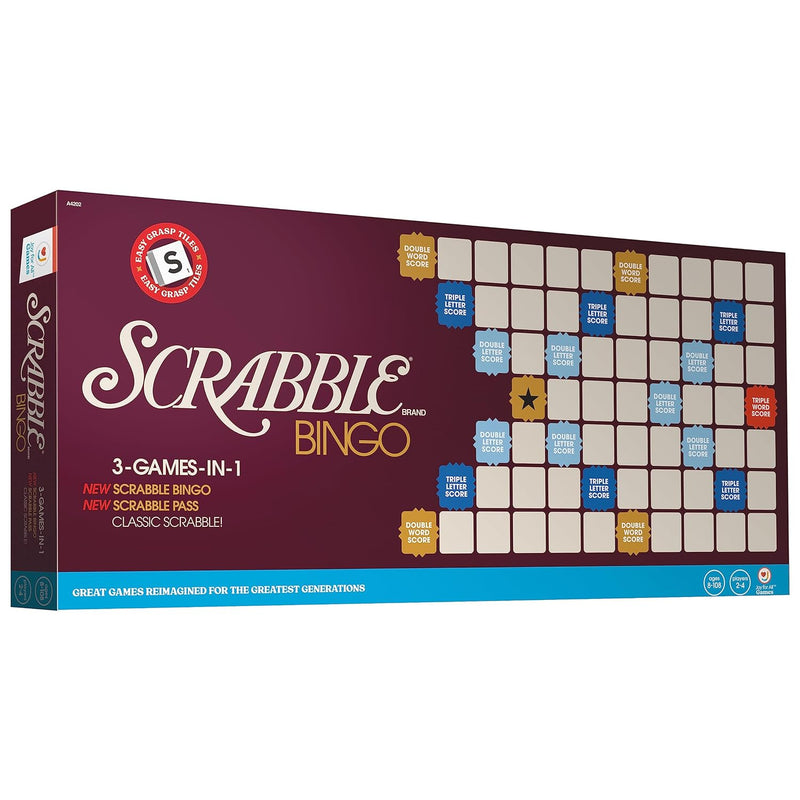 Scrabble Bingo Senior Word Games Classic Scrabble, Scrabble Bingo, & Scrabb