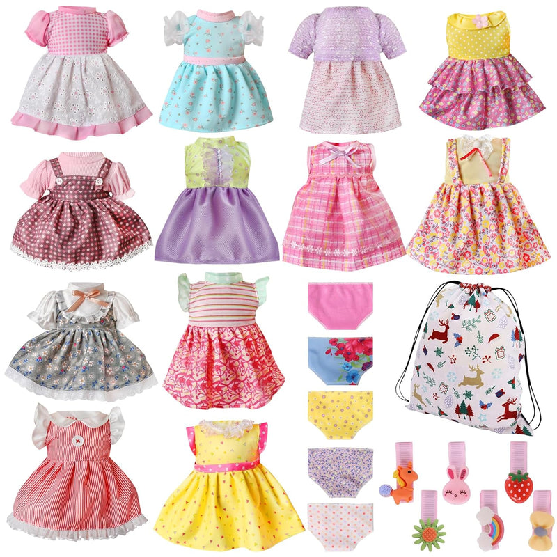 Alive Baby Doll Clothes And Accessories 12 Sets Girl Doll Clothes Dress For