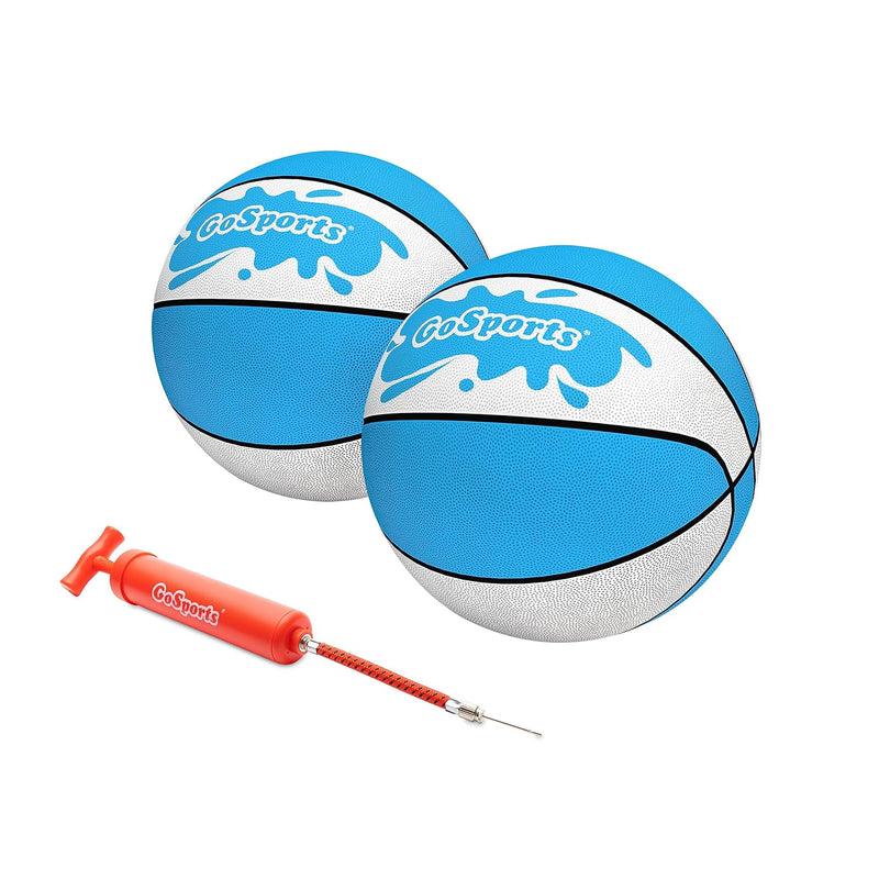 GoSports Water Basketballs 2 Pack - Choose Between Size 3 and Size 6, Great