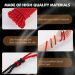 Shibari Bondage Rope Set – Soft Cotton BDSM Restraints Kit for Couples, 32ft, 3pcs