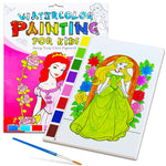Watercolor Painting Books for Kids, Arts and Crafts for Children Ages 4-6