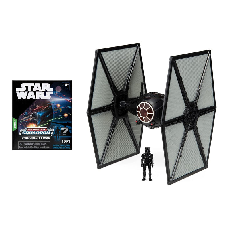 STAR WARS Micro Galaxy Squadron First Order TIE Fighter Mystery Bundle - 3-