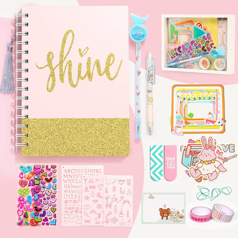 Diy Journal Kit, Gifts For Girls Age Of 8 9 10 11 12 13 Years Old And Up, G